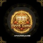 DCC6 Game logo with a golden slot machine design and the text “777feapp.net” on a dark background