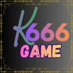 Colorful “K666 Game” logo with bright gradient letters on a dark background and a decorative golden border.