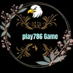 Play786 Game online casino earning app logo with modern design